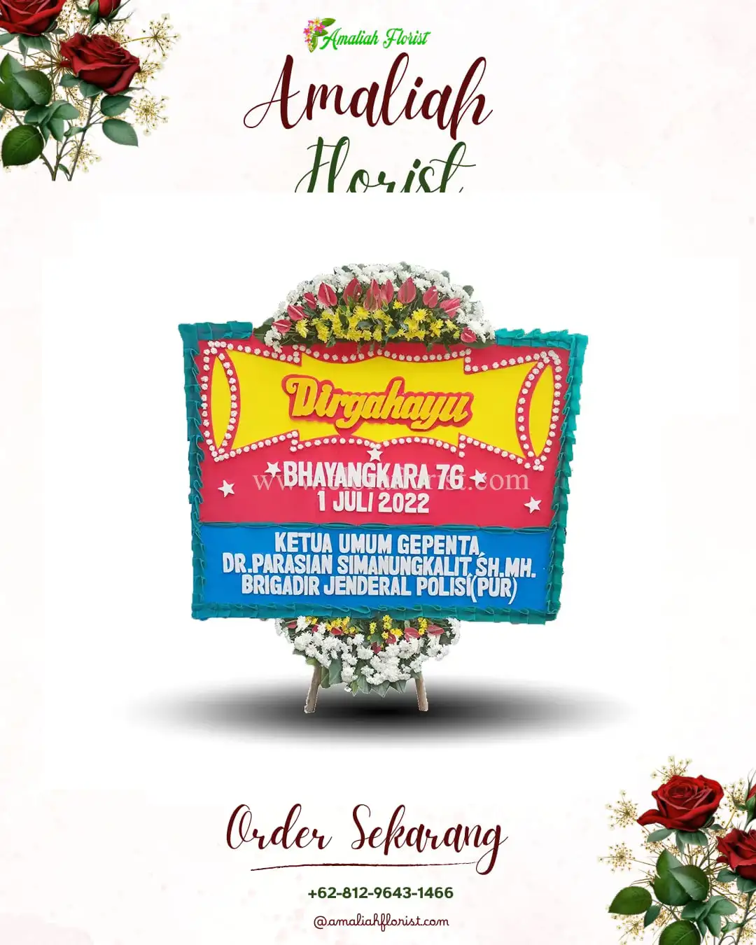 Papan Bunga HUT Ulang Tahun Kota Sumenep